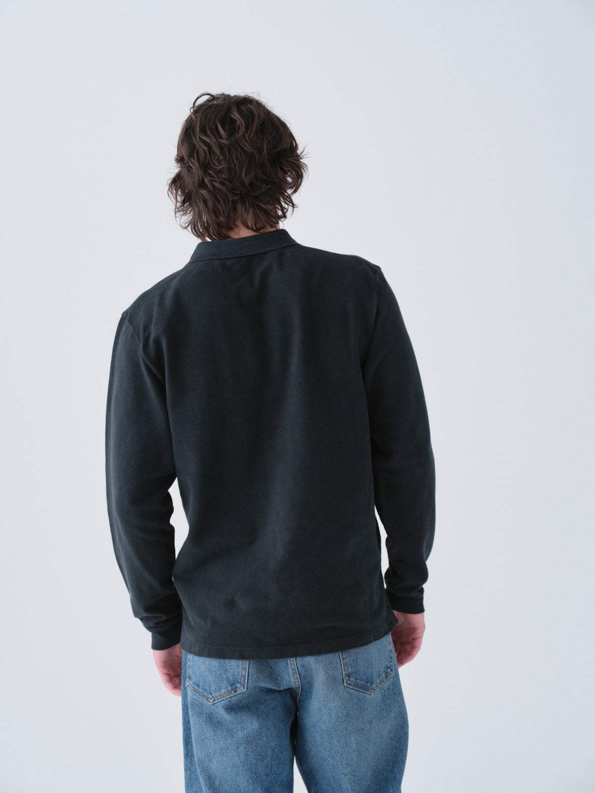Sunwashed Staple Long Sleeve Polo