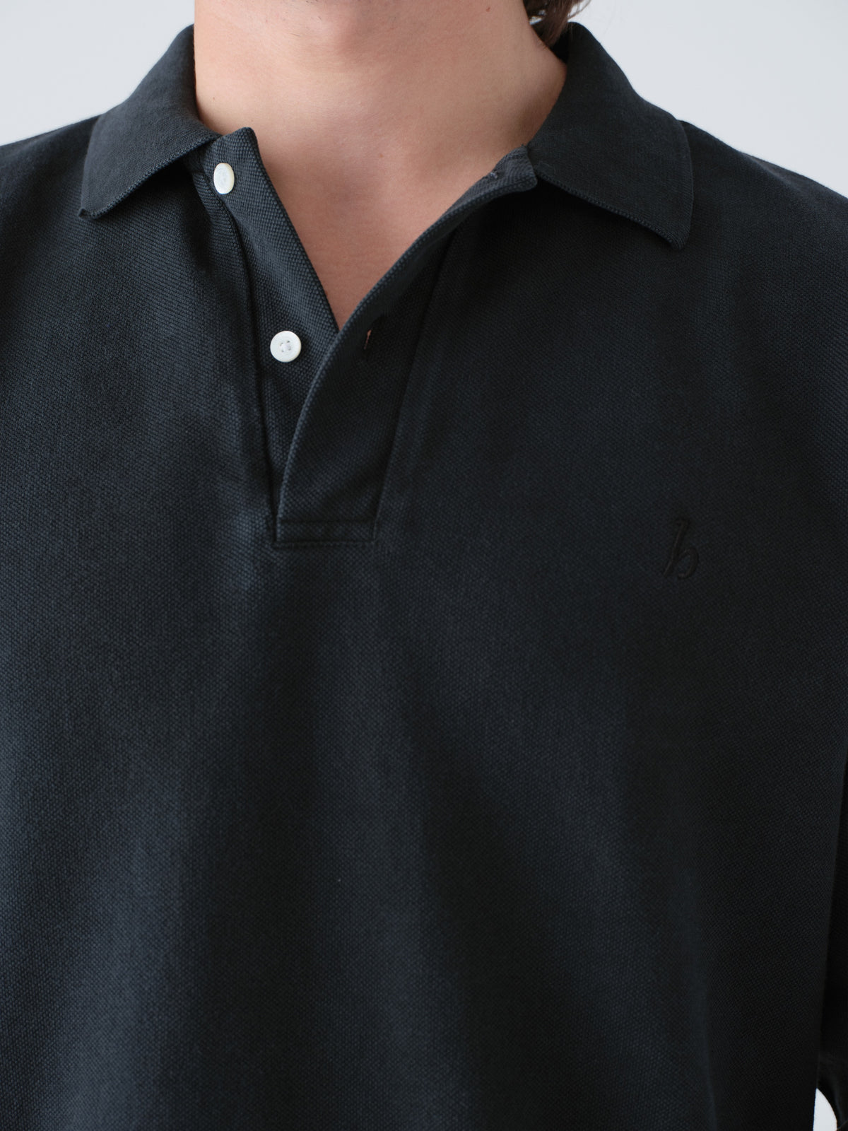 Sunwashed Staple Long Sleeve Polo