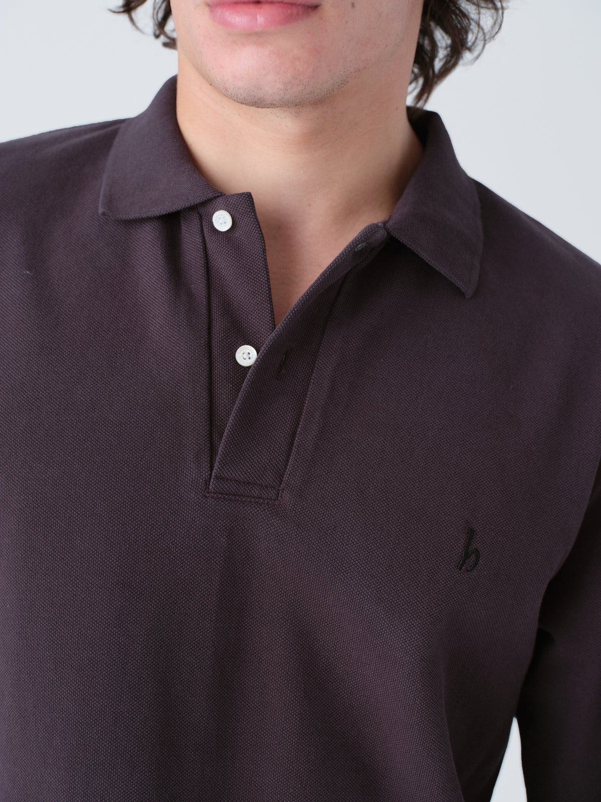 Sunwashed Staple Long Sleeve Polo