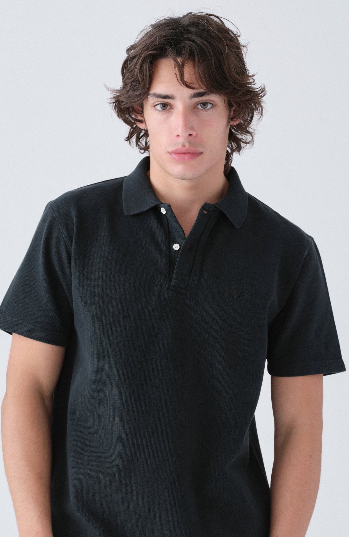 HANOVER MODEL SUNWASHED STAPLE POLO SHORT SLEEVE