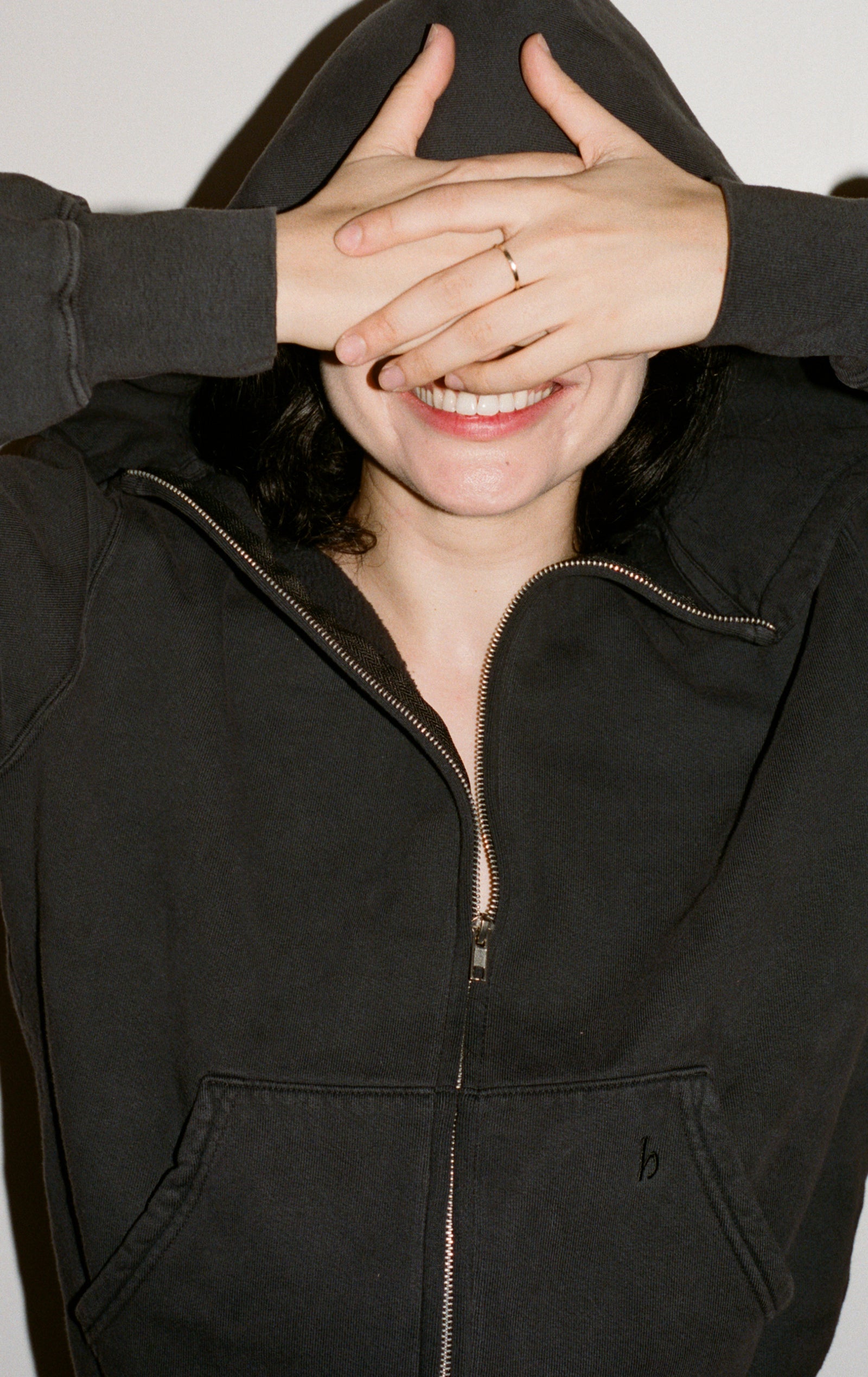 Hanover Zip Hoodie Vintage Black