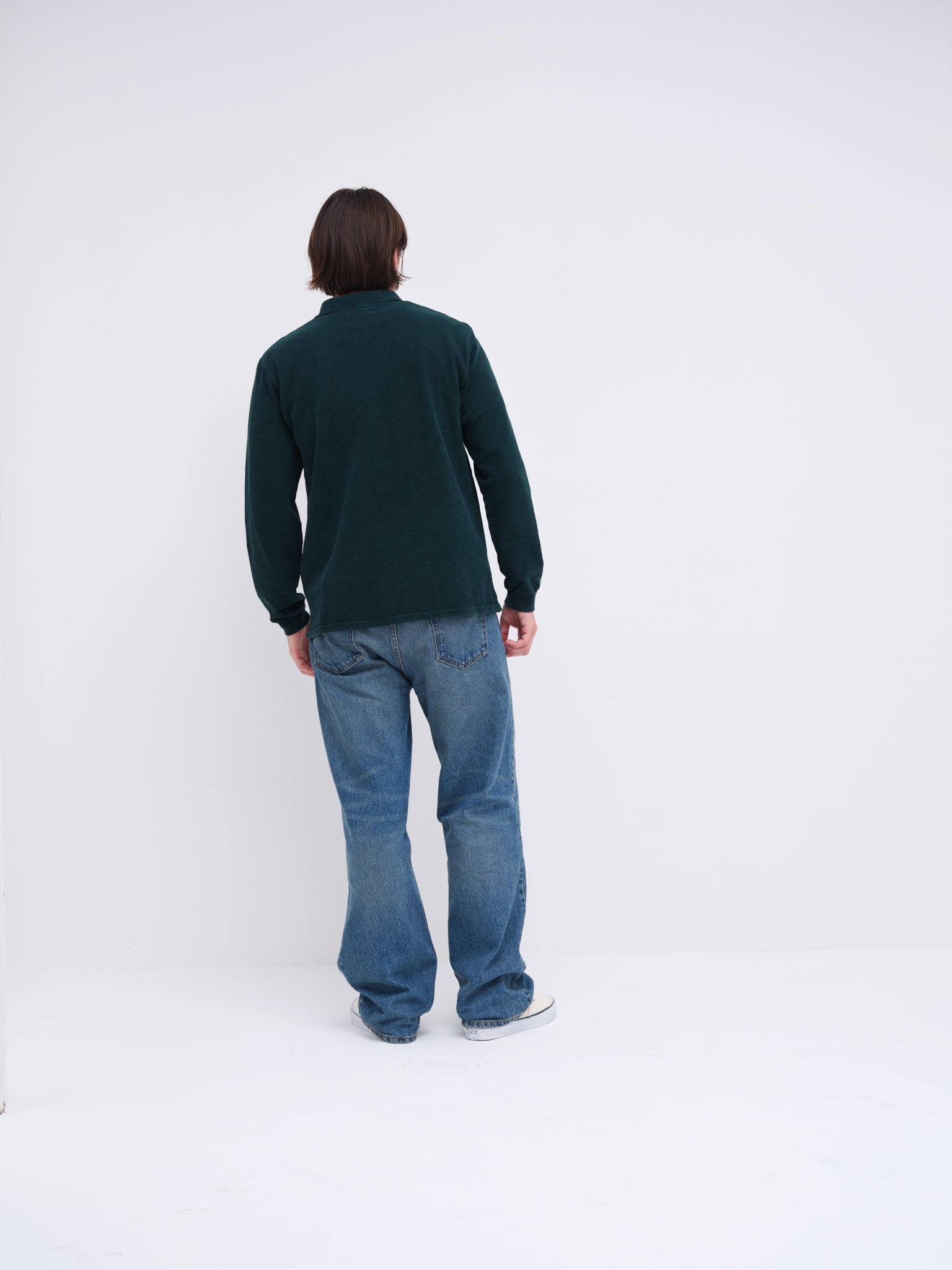 Sunwashed Staple Long Sleeve Polo