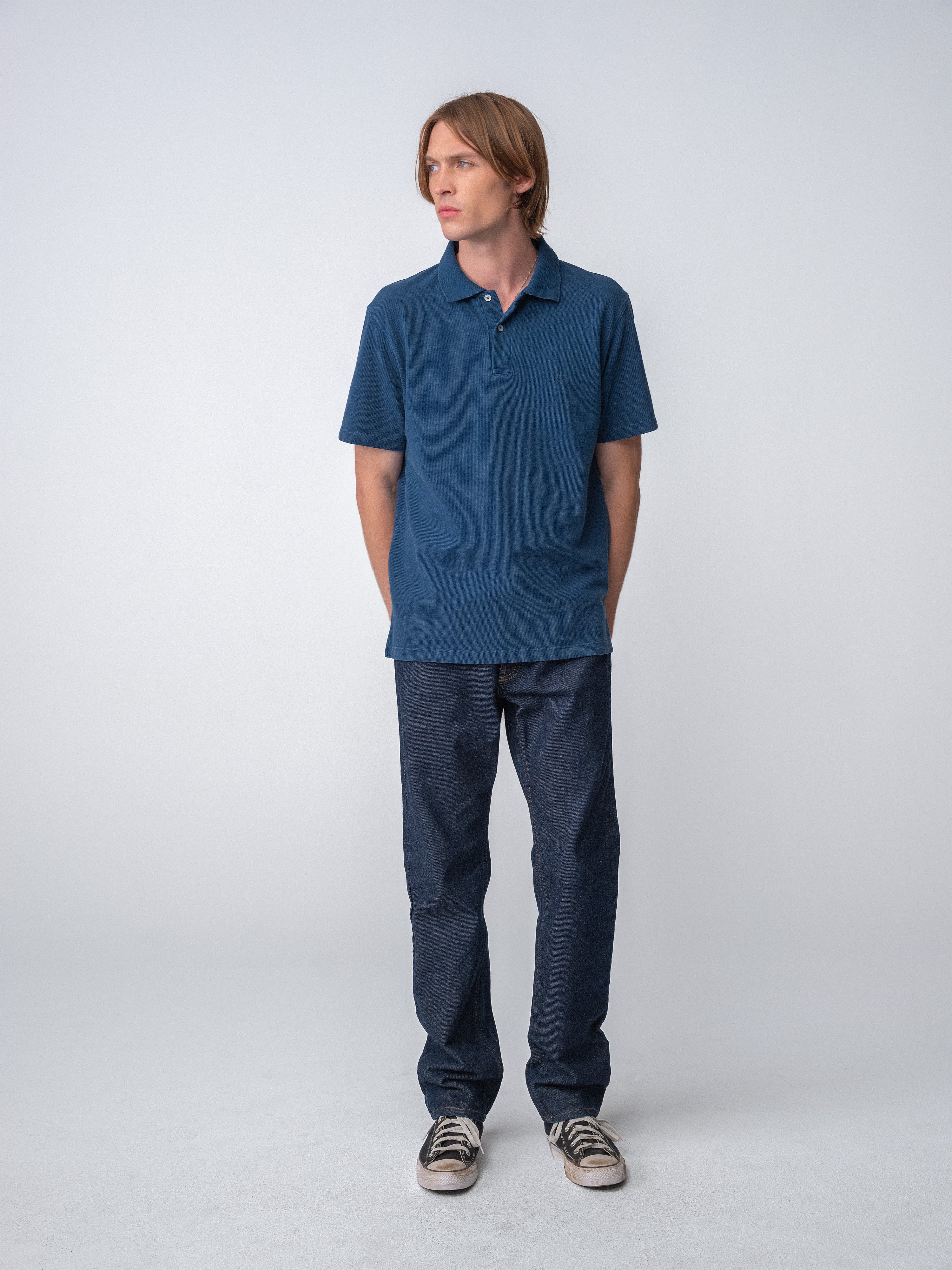 Sunwashed Staple Polo Shirt